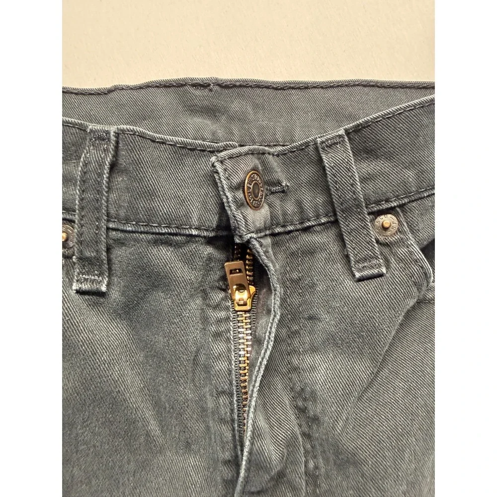Levi's‎ 510 Jeans Mens 30x32 Black Dark Wash Denim Cotton Mid Rise Skinny Leg